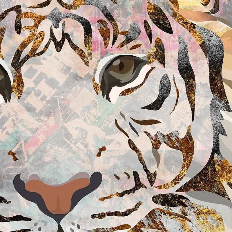 Proud Tiger Canvas Print Proud Tiger Canvas Print wall art product Sarah Manovski