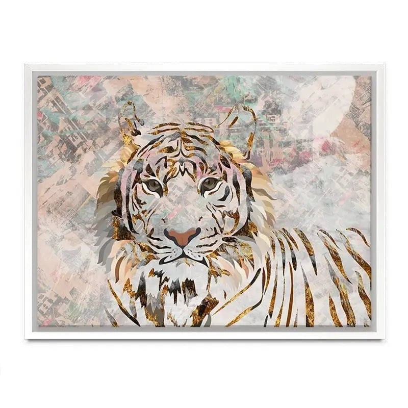 Proud Tiger Canvas Print Proud Tiger Canvas Print wall art product Sarah Manovski