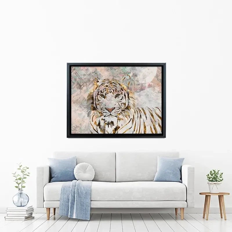 Proud Tiger Canvas Print Proud Tiger Canvas Print wall art product Sarah Manovski