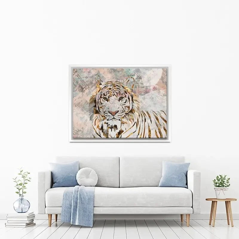 Proud Tiger Canvas Print Proud Tiger Canvas Print wall art product Sarah Manovski