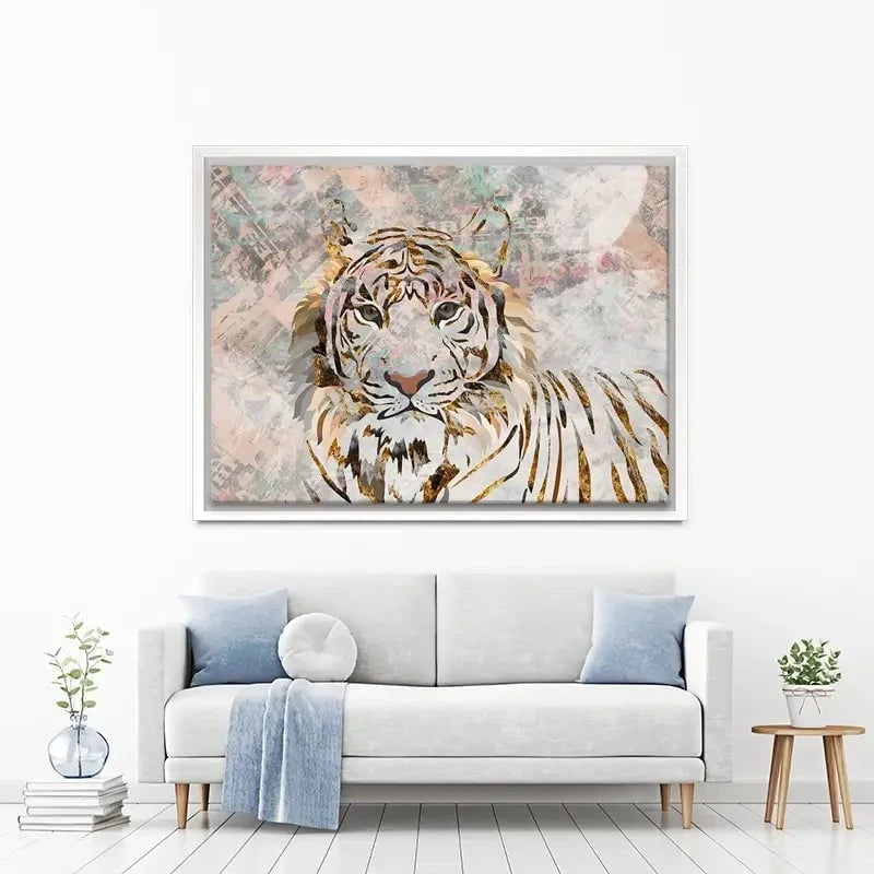 Proud Tiger Canvas Print Proud Tiger Canvas Print wall art product Sarah Manovski