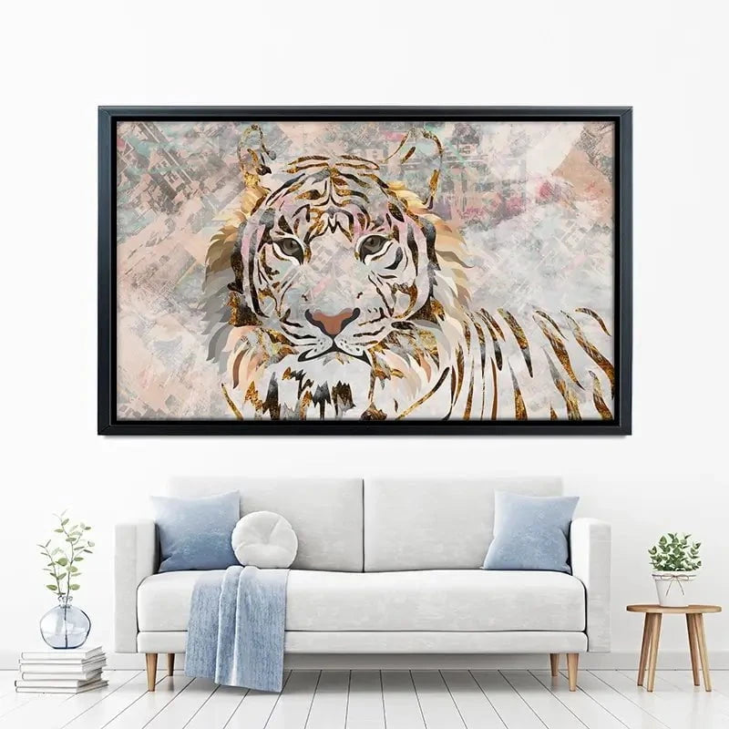 Proud Tiger Canvas Print Proud Tiger Canvas Print wall art product Sarah Manovski