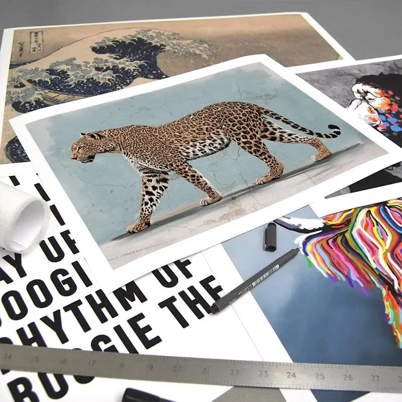 Prowling Leopard Art Print Prowling Leopard Art Print wall art product Svetlana Aleynikova