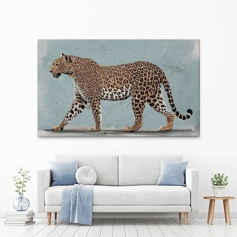 Prowling Leopard Canvas Print Prowling Leopard Canvas Print wall art product Svetlana Aleynikova