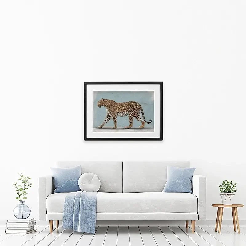 Prowling Leopard Framed Art Print Prowling Leopard Framed Art Print wall art product Svetlana Aleynikova