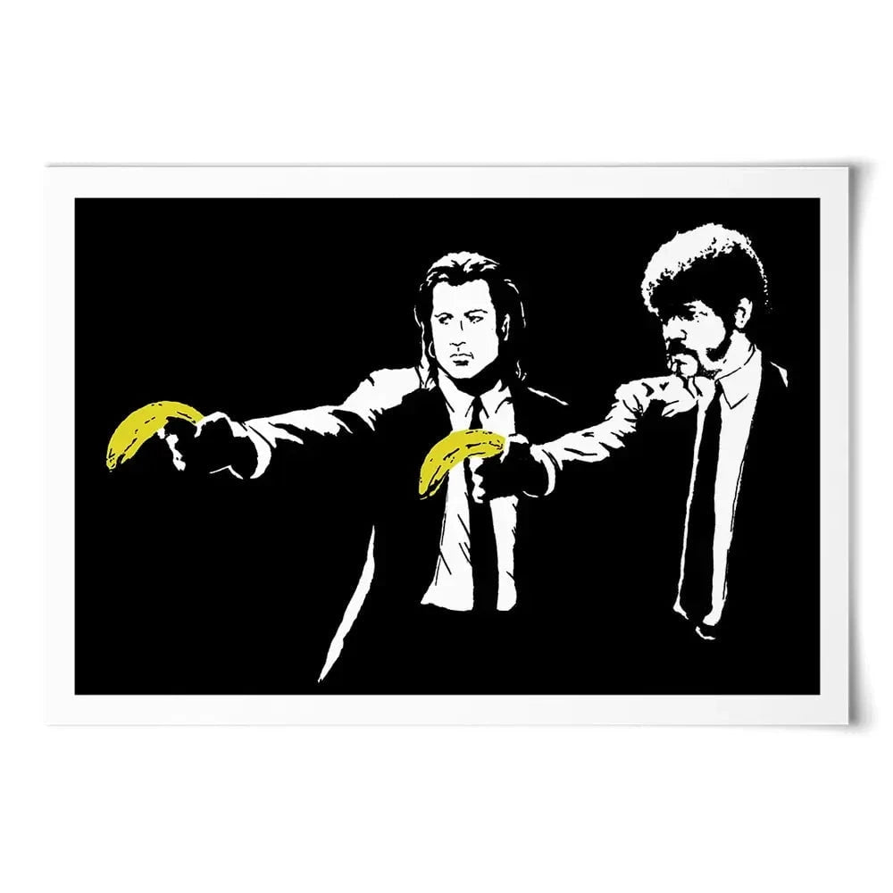Pulp Fiction Art Print Pulp Fiction Art Print wall art product Banksy
