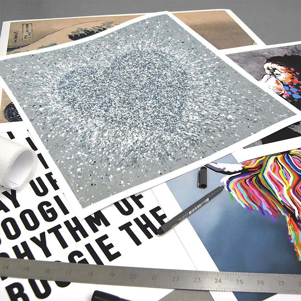 Pure Love Square Art Print Pure Love Square Art Print wall art product Jo Gough