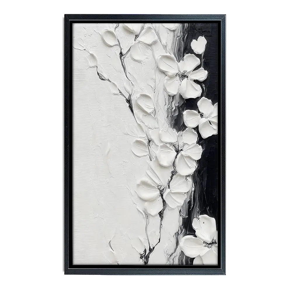 Pure White Blossoms Canvas Print Pure White Blossoms Canvas Print wall art product LSR Design Studio - Independent