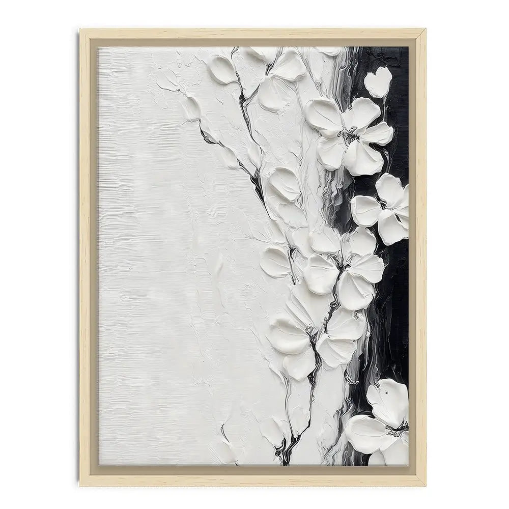 Pure White Blossoms Canvas Print Pure White Blossoms Canvas Print wall art product LSR Design Studio - Independent