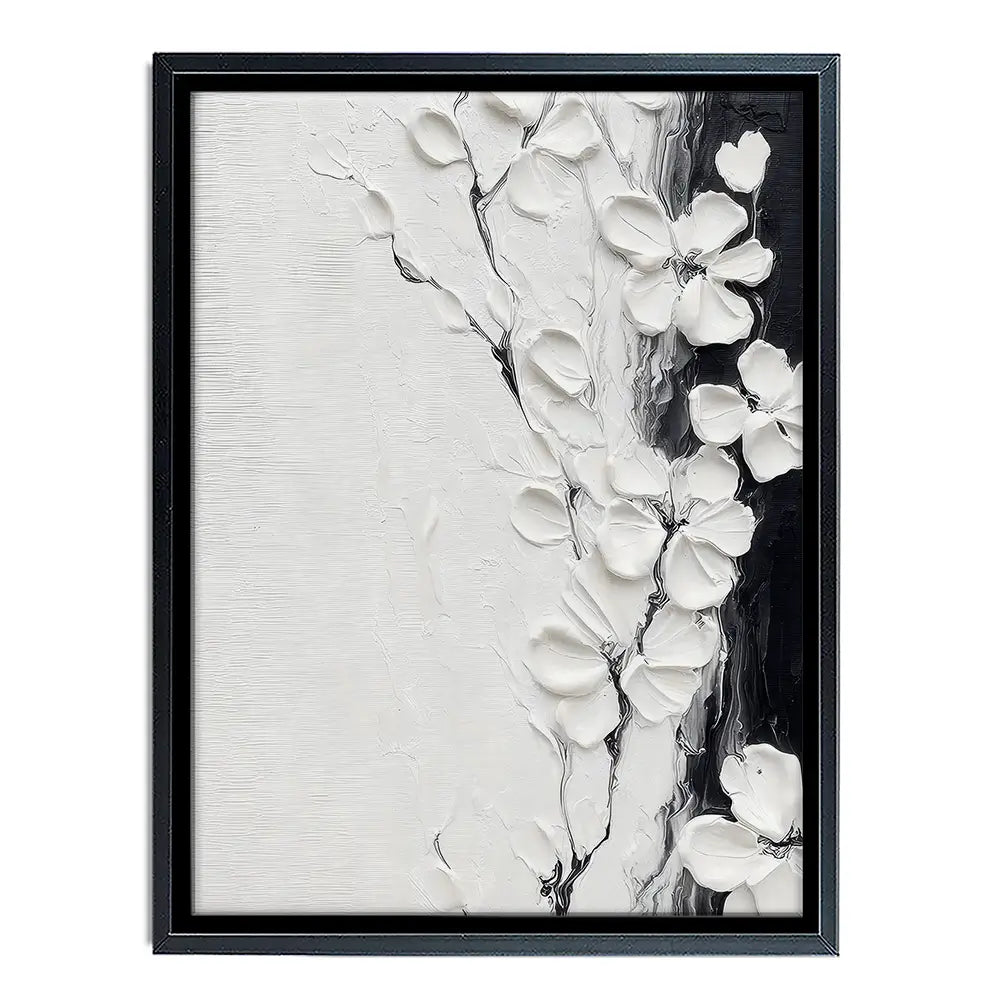 Pure White Blossoms Canvas Print Pure White Blossoms Canvas Print wall art product LSR Design Studio - Independent
