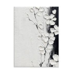 Pure White Blossoms Canvas Print Pure White Blossoms Canvas Print wall art product LSR Design Studio - Independent