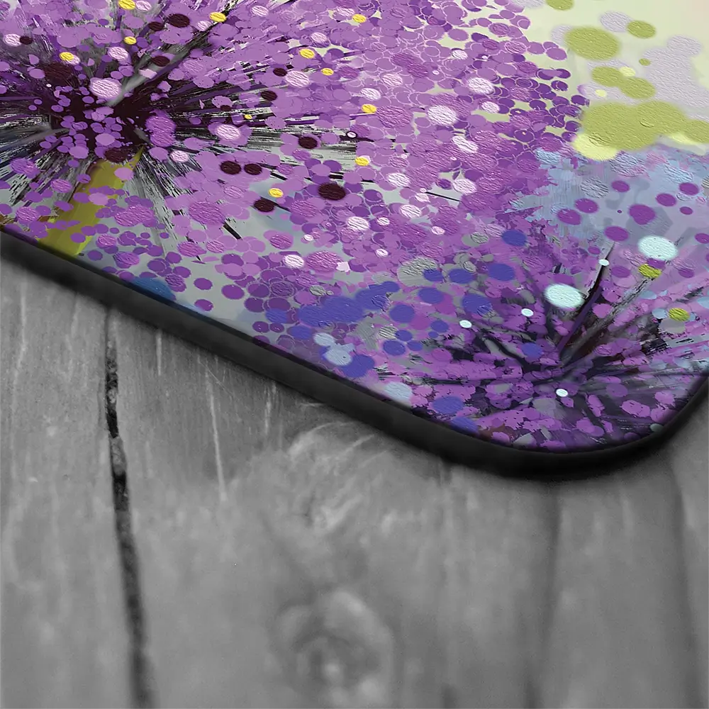 Purple Allium Coaster Set Purple Allium Coaster Set wall art product pluie_r / Shutterstock