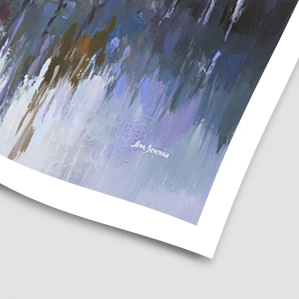 Purple Birch Forest Art Print Purple Birch Forest Art Print wall art product Leon Devenice