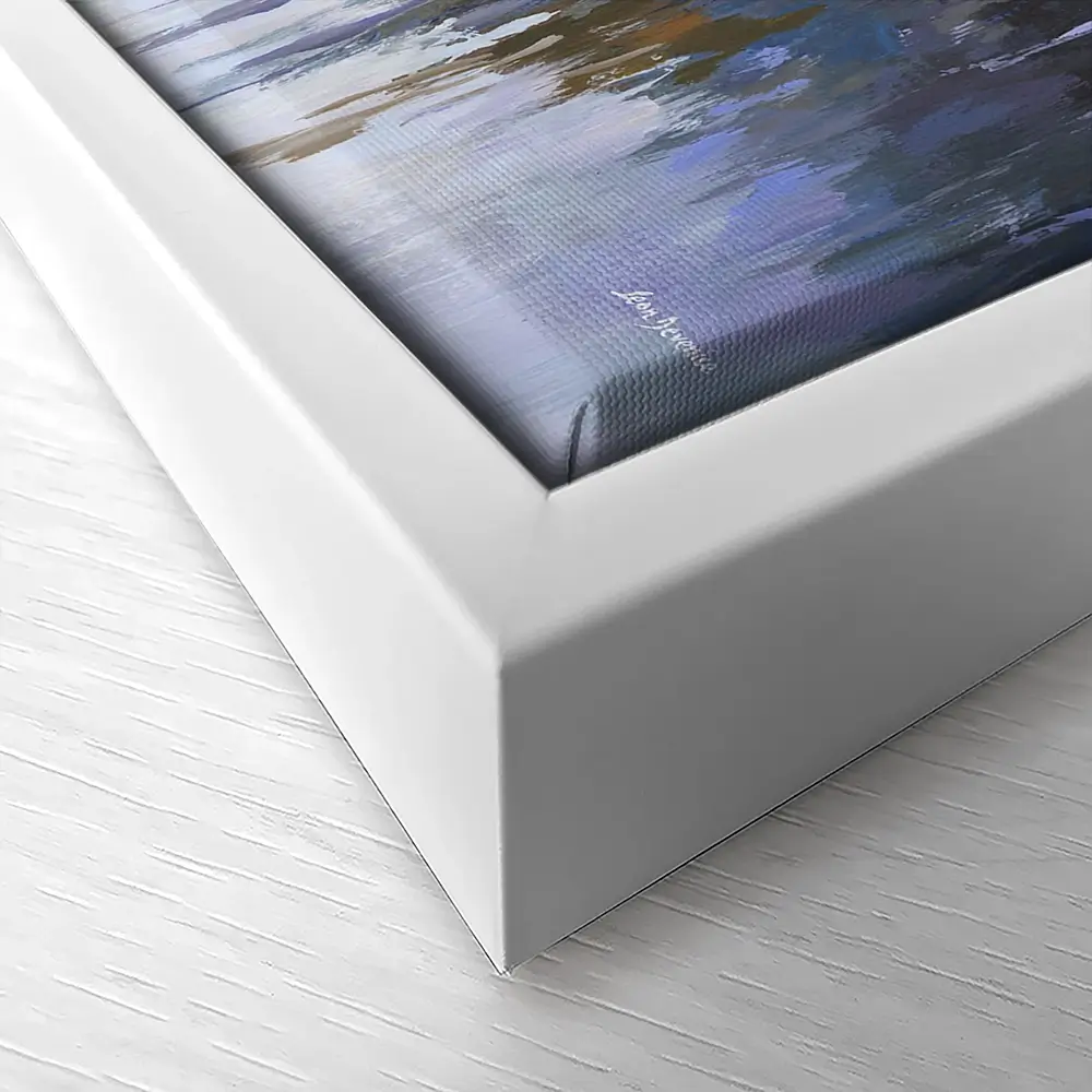 Purple Birch Forest Canvas Print Purple Birch Forest Canvas Print wall art product Leon Devenice