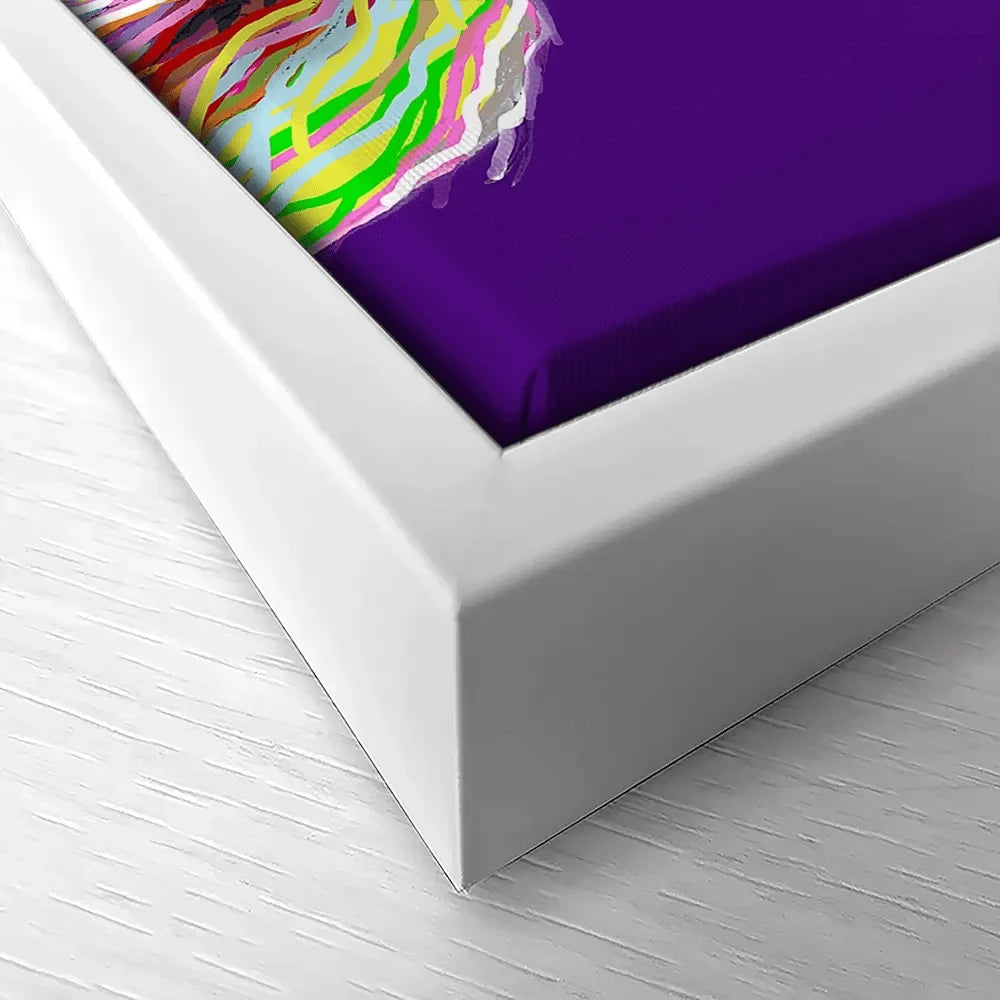 Purple Cheeky Coo Canvas Print Purple Cheeky Coo Canvas Print wall art product Independent