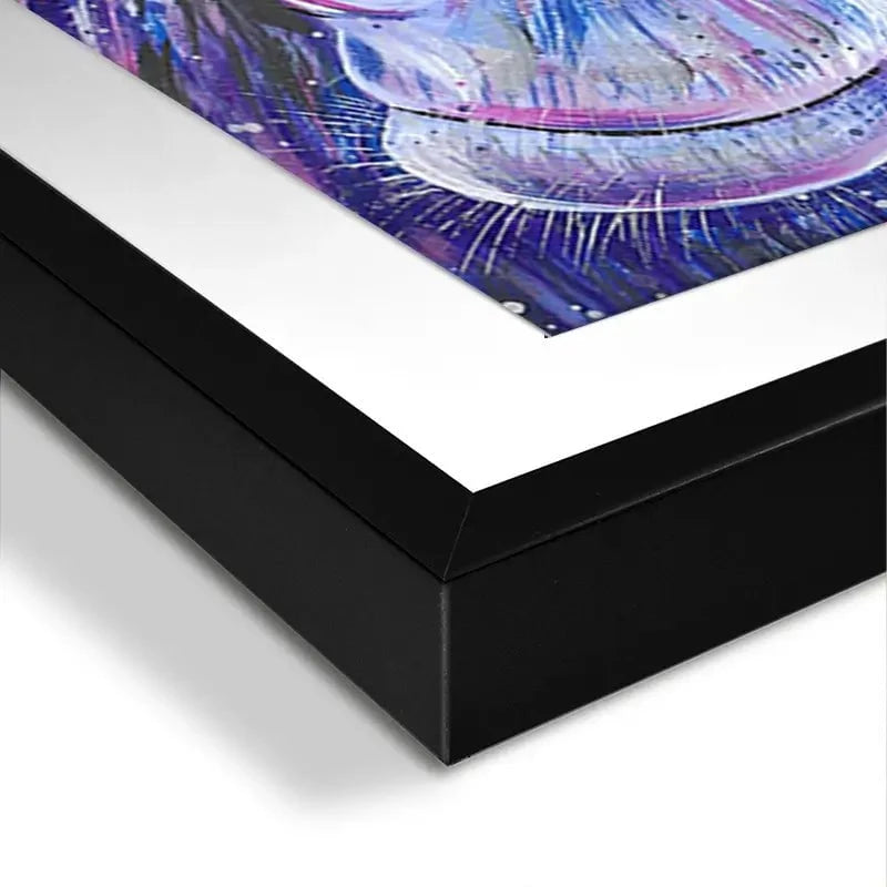 Purple Donkey Framed Art Print Purple Donkey Framed Art Print wall art product Emma LC Art