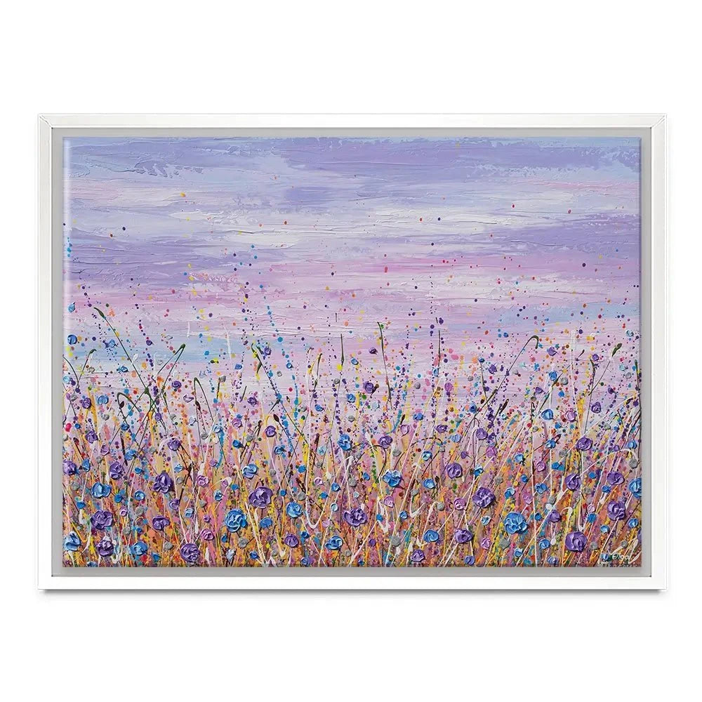 Purple Flower Field Canvas Print Purple Flower Field Canvas Print wall art product Olga Tkachyk