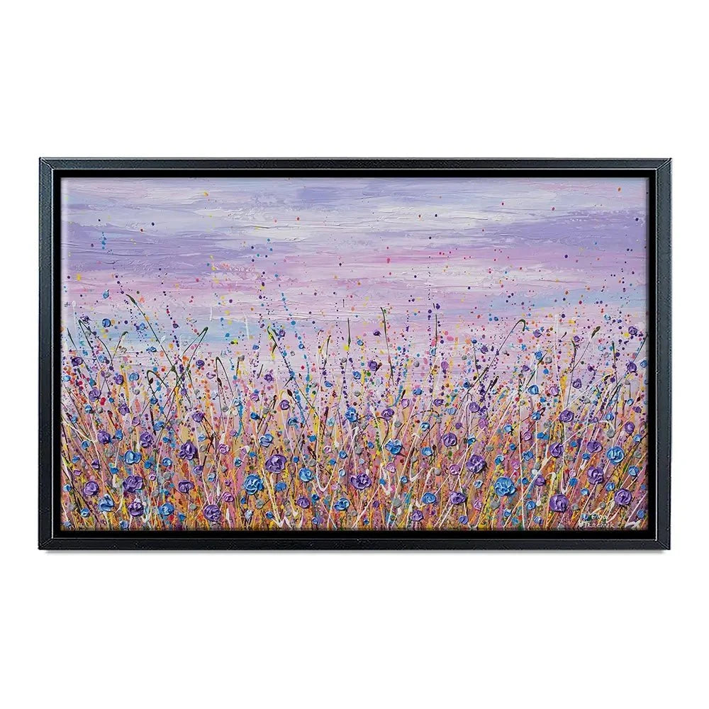 Purple Flower Field Canvas Print Purple Flower Field Canvas Print wall art product Olga Tkachyk