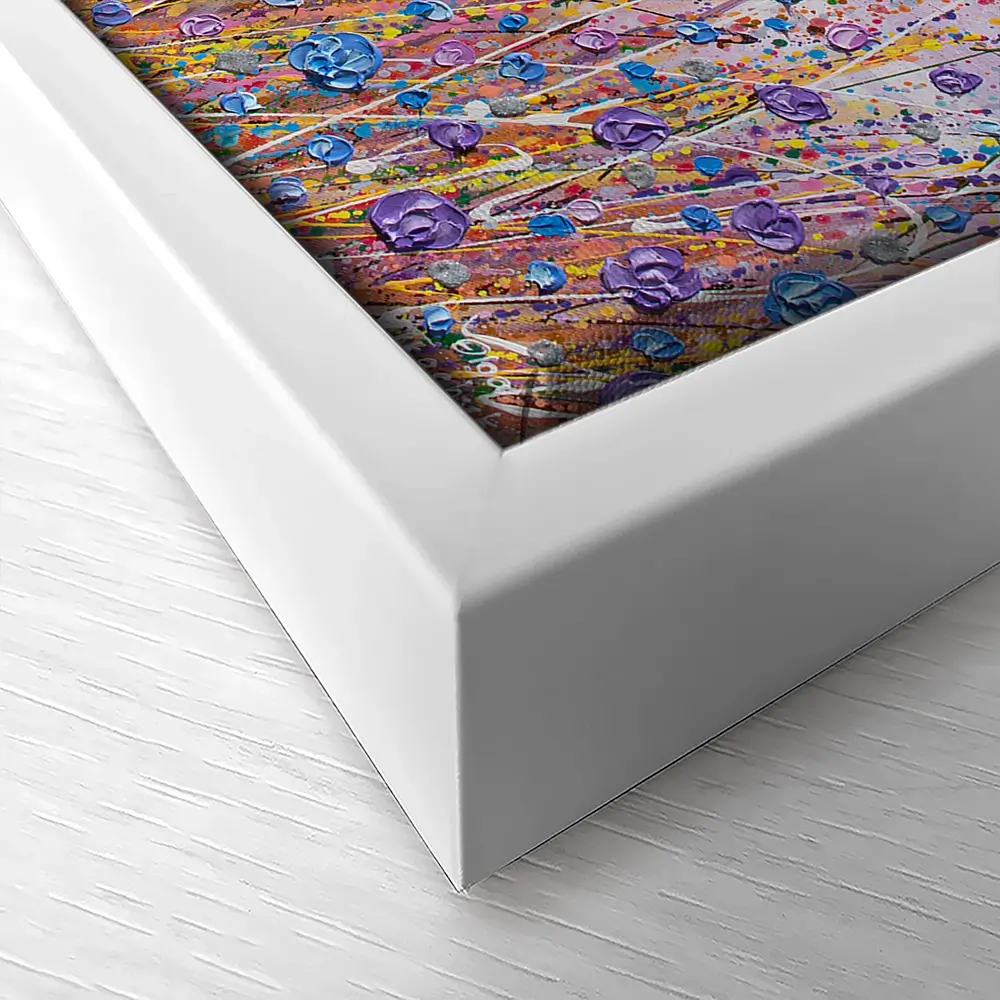 Purple Flower Field Canvas Print Purple Flower Field Canvas Print wall art product Olga Tkachyk