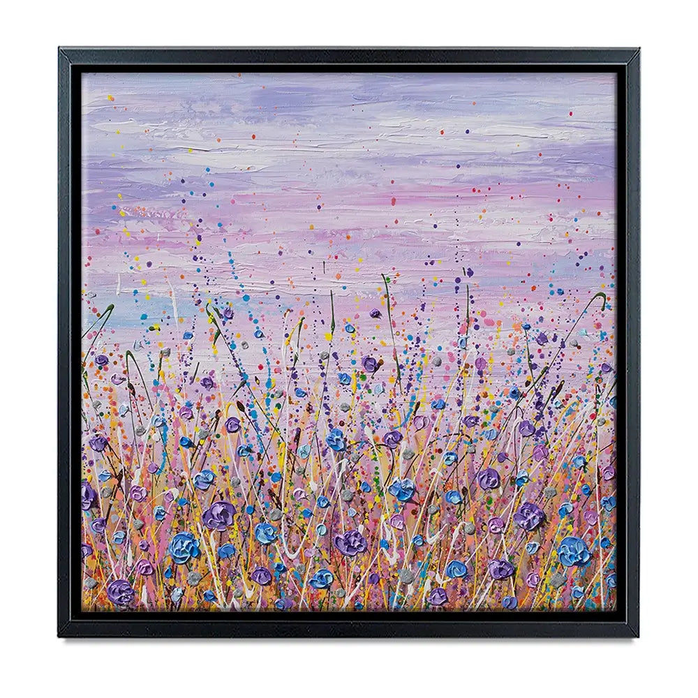 Purple Flower Field Oversized Canvas Print Purple Flower Field Oversized Canvas Print wall art product Art Print Shop