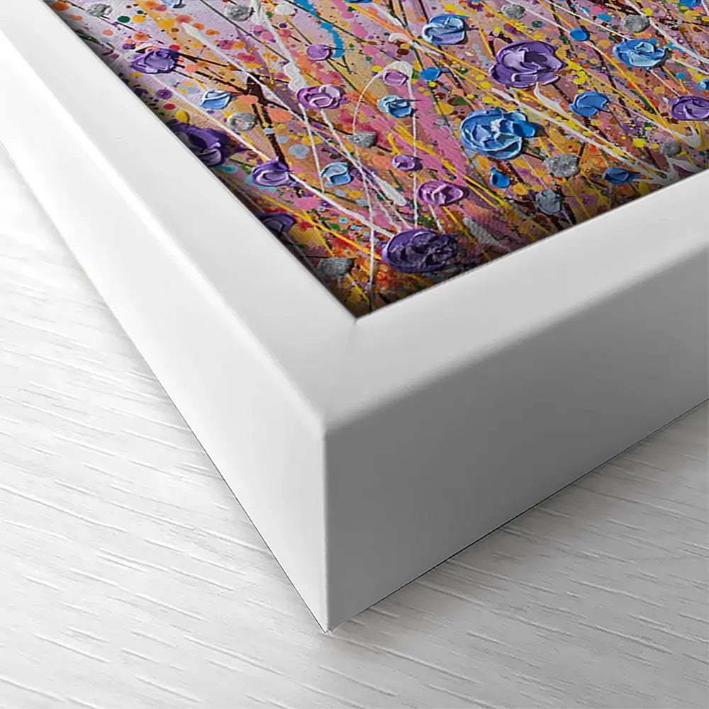 Purple Flower Field Oversized Canvas Print Purple Flower Field Oversized Canvas Print wall art product Art Print Shop