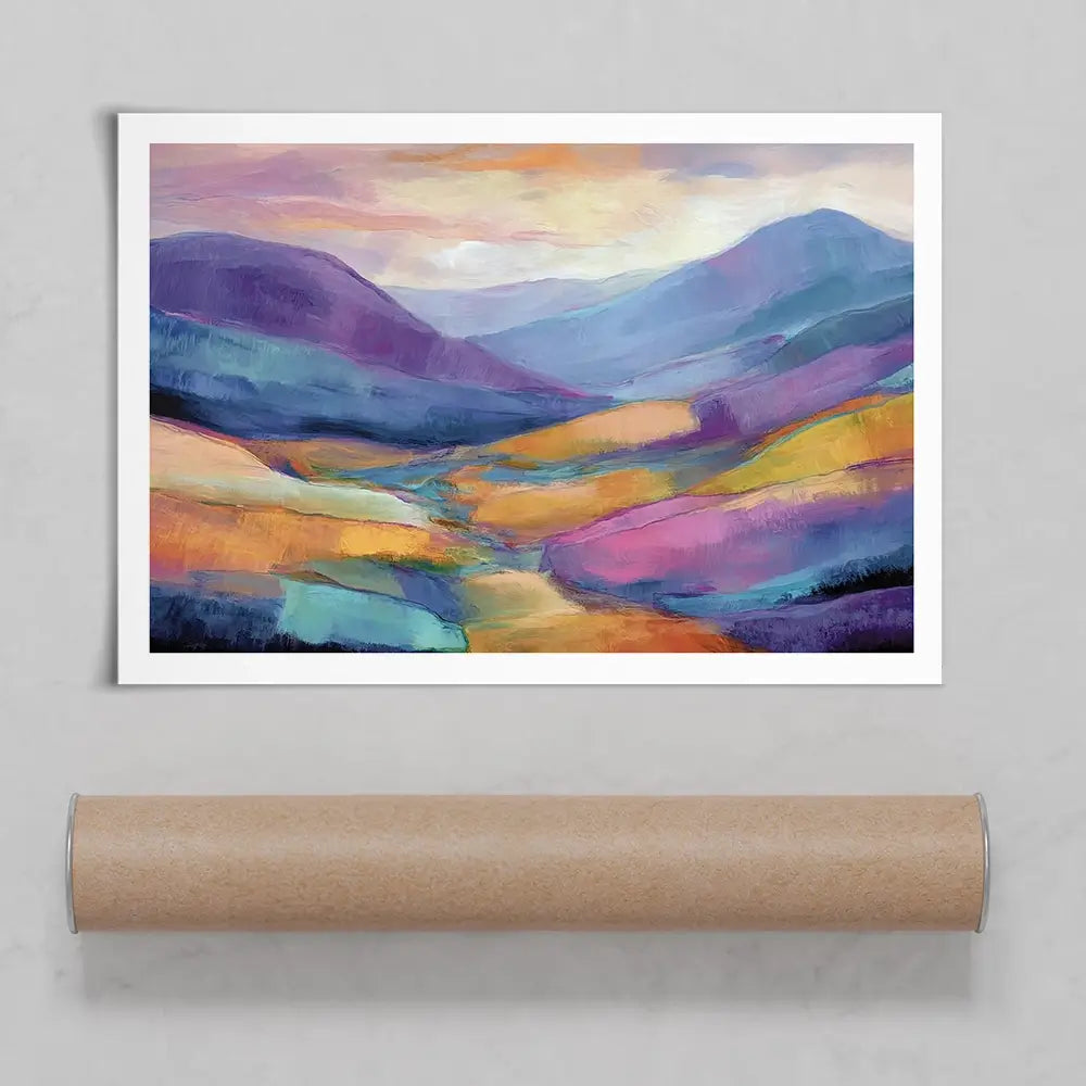 Purple Glen Art Print Purple Glen Art Print wall art product David Alexander Elder