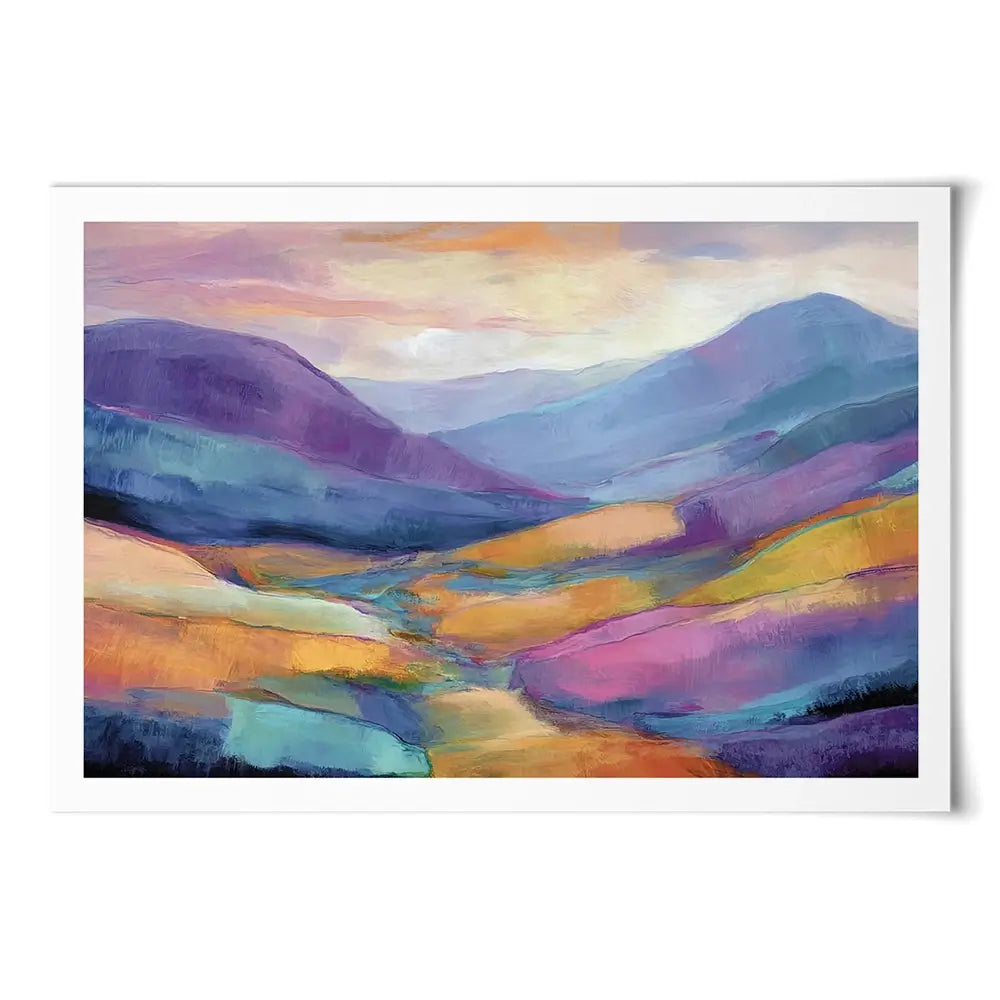Purple Glen Art Print Purple Glen Art Print wall art product David Alexander Elder