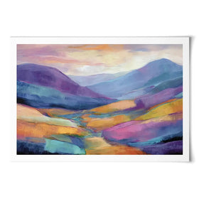 Purple Glen Art Print Purple Glen Art Print wall art product David Alexander Elder