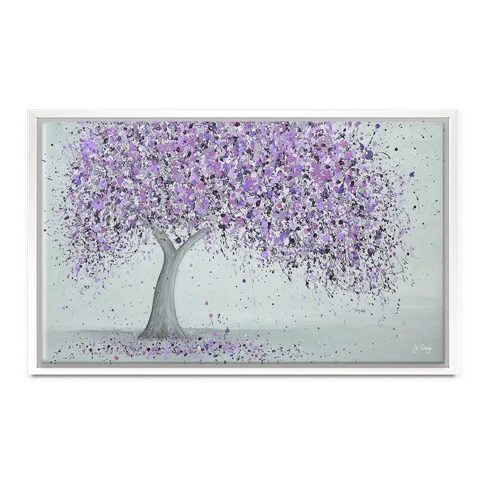 Purple Love Canvas Print Purple Love Canvas Print wall art product Jo Gough