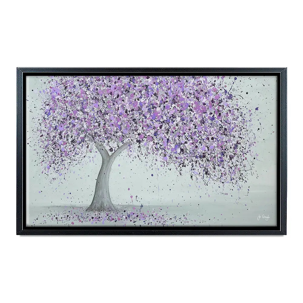 Purple Love Canvas Print Purple Love Canvas Print wall art product Jo Gough