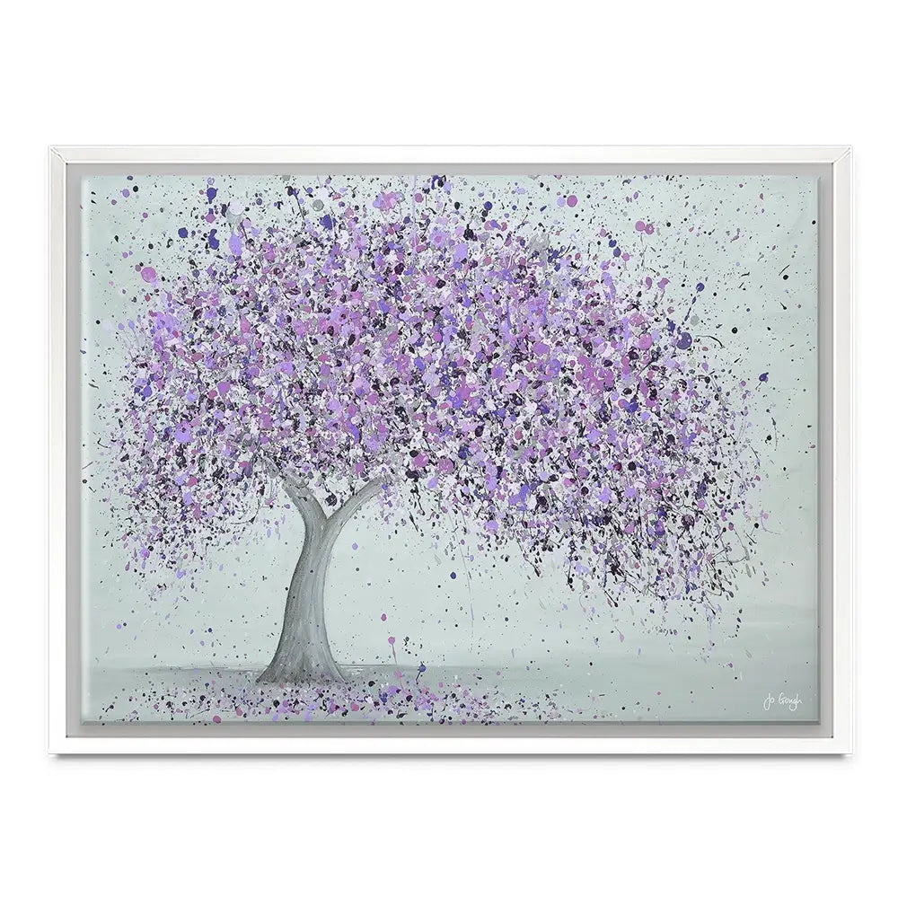 Purple Love Canvas Print Purple Love Canvas Print wall art product Jo Gough