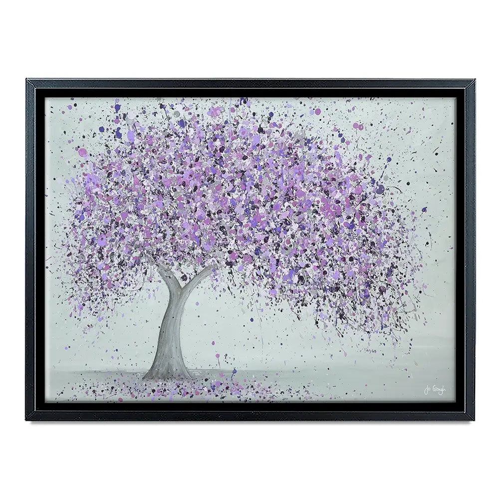 Purple Love Canvas Print Purple Love Canvas Print wall art product Jo Gough