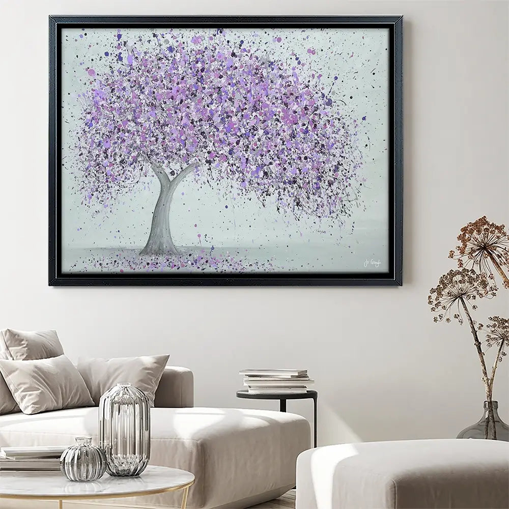 Purple Love Canvas Print Purple Love Canvas Print wall art product Jo Gough