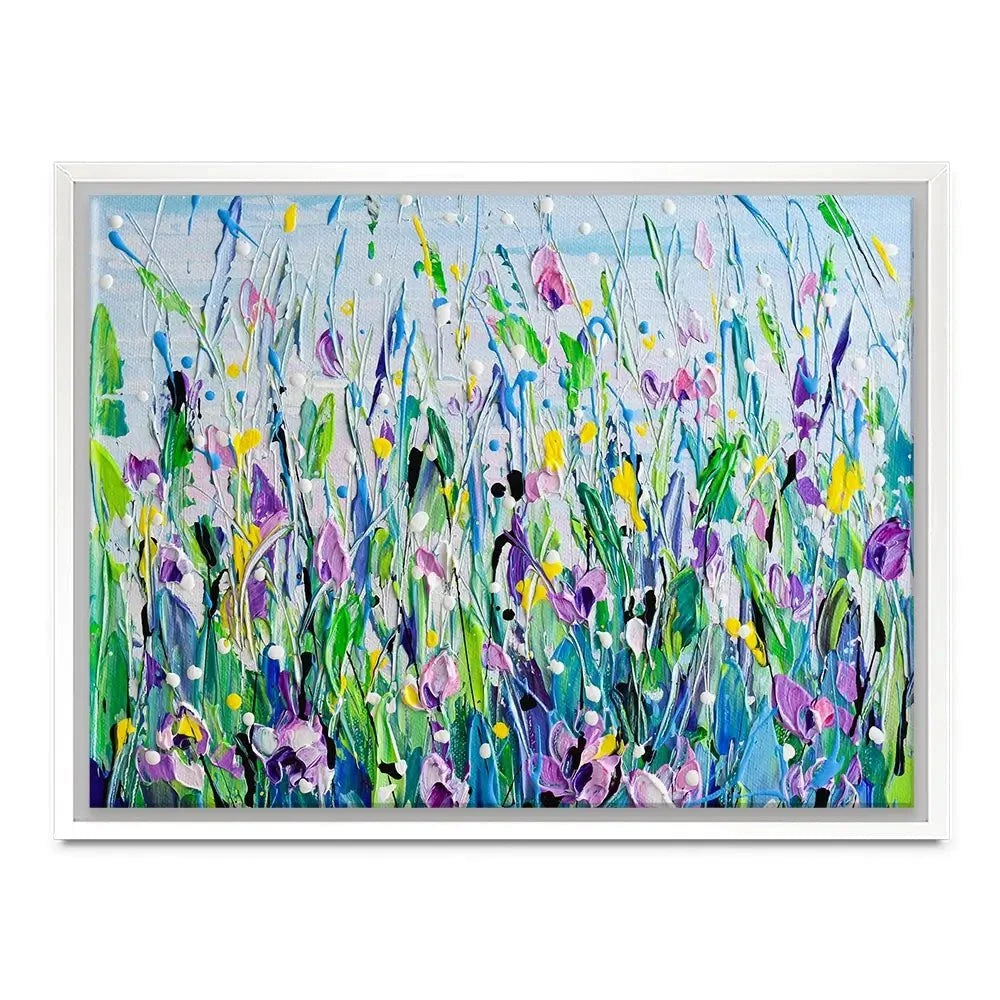 Purple Meadow Canvas Print Purple Meadow Canvas Print wall art product Olga Tkachyk