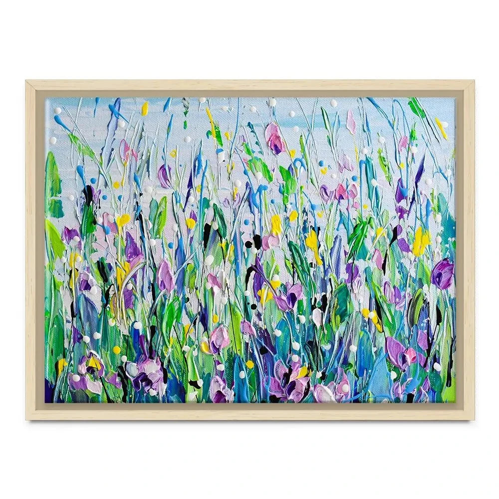 Purple Meadow Canvas Print Purple Meadow Canvas Print wall art product Olga Tkachyk