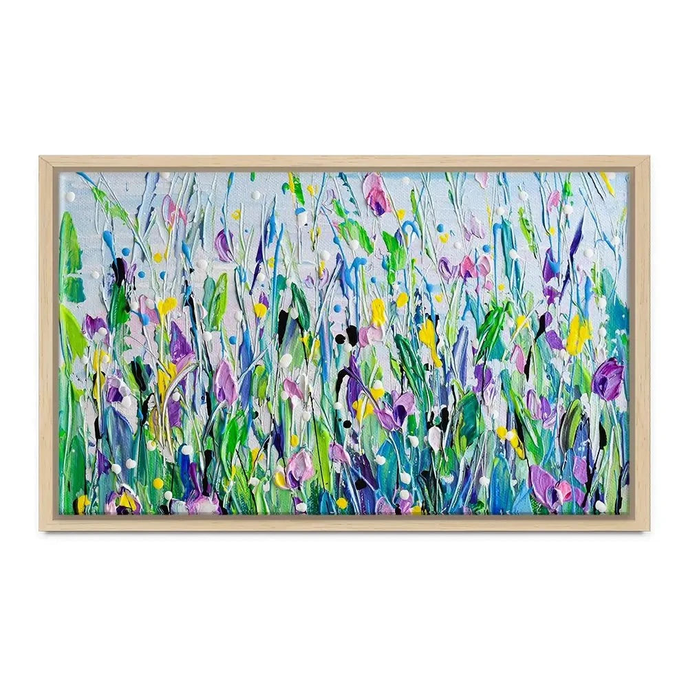Purple Meadow Canvas Print Purple Meadow Canvas Print wall art product Olga Tkachyk