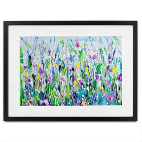 Purple Meadow Framed Art Print Purple Meadow Framed Art Print wall art product Olga Tkachyk