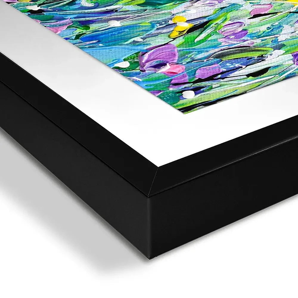 Purple Meadow Framed Art Print Purple Meadow Framed Art Print wall art product Olga Tkachyk