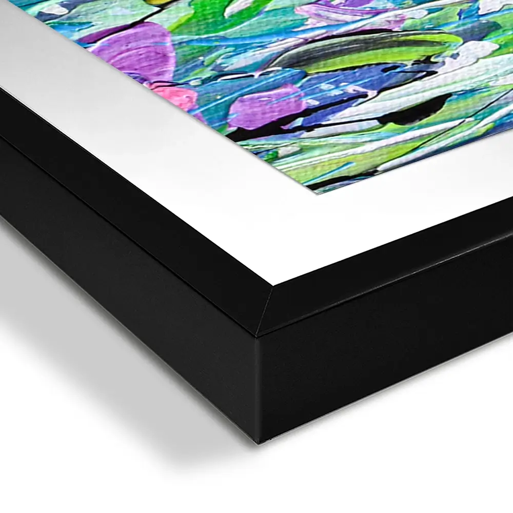 Purple Meadow Framed Art Print Trio Purple Meadow Framed Art Print Trio wall art product Olga Tkachyk