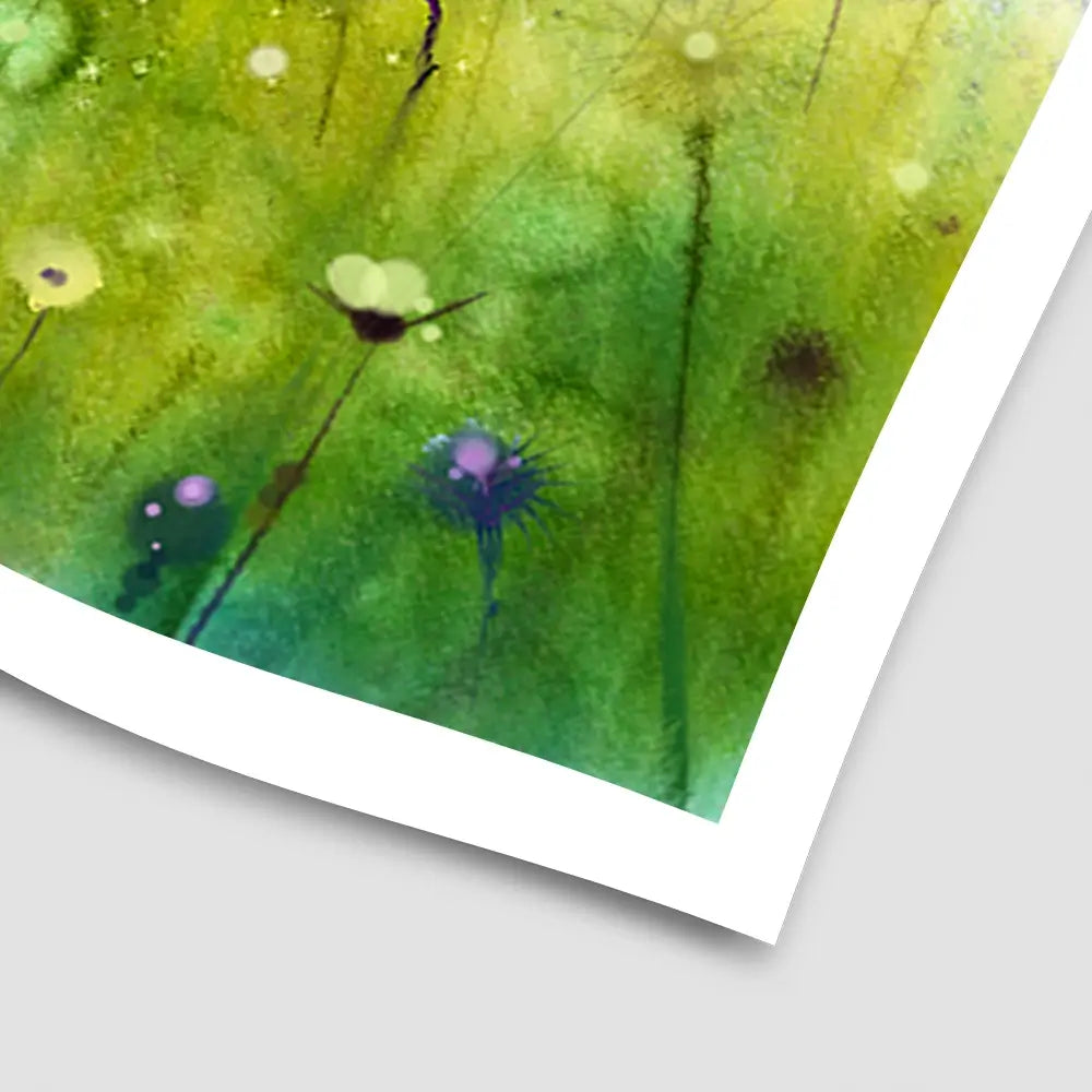 Purple Meadow Wildflowers Art Print Purple Meadow Wildflowers Art Print wall art product pluie_r / Shutterstock