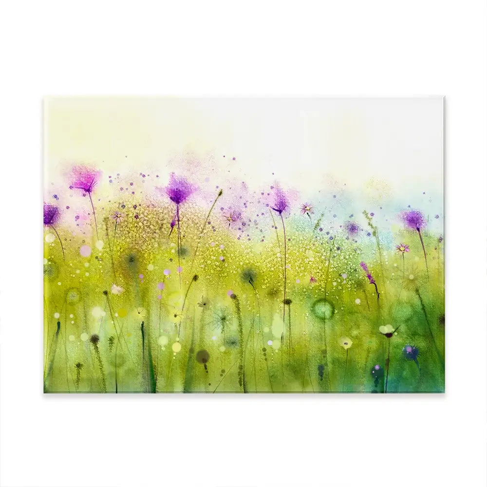 Purple Meadow Wildflowers Canvas Print Purple Meadow Wildflowers Canvas Print wall art product pluie_r / Shutterstock