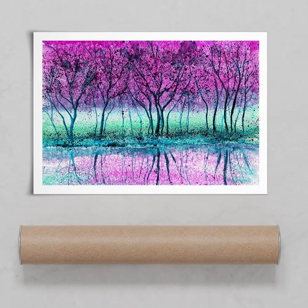 Purple Trees Art Print Purple Trees Art Print wall art product Kretsu Nataliya / Shutterstock