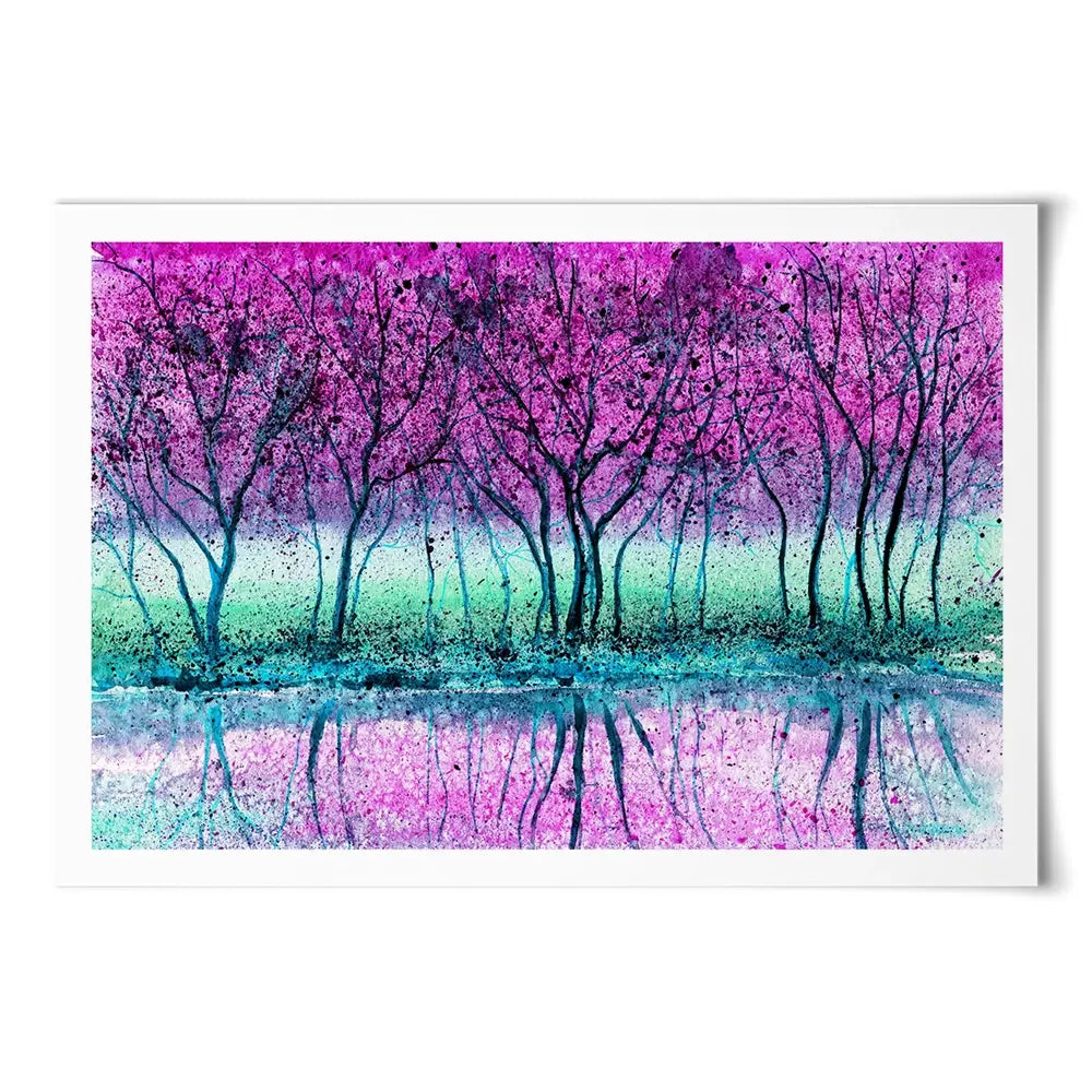 Purple Trees Art Print Purple Trees Art Print wall art product Kretsu Nataliya / Shutterstock