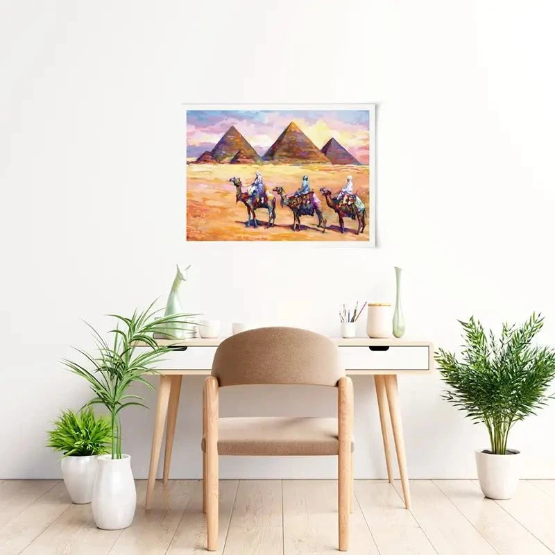 Pyramids Of Giza Art Print Pyramids Of Giza Art Print wall art product Leon Devenice