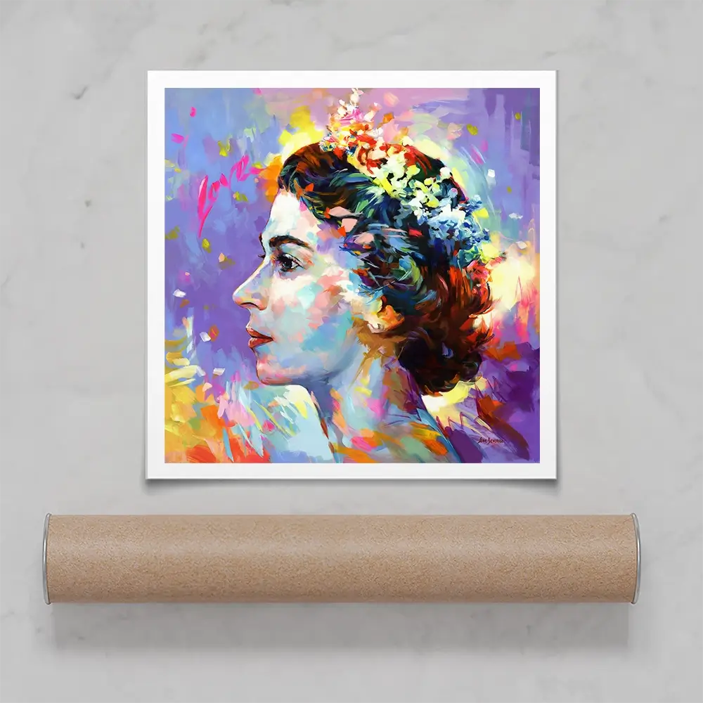 Queen Elizabeth Square Art Print Queen Elizabeth Square Art Print wall art product Leon Devenice