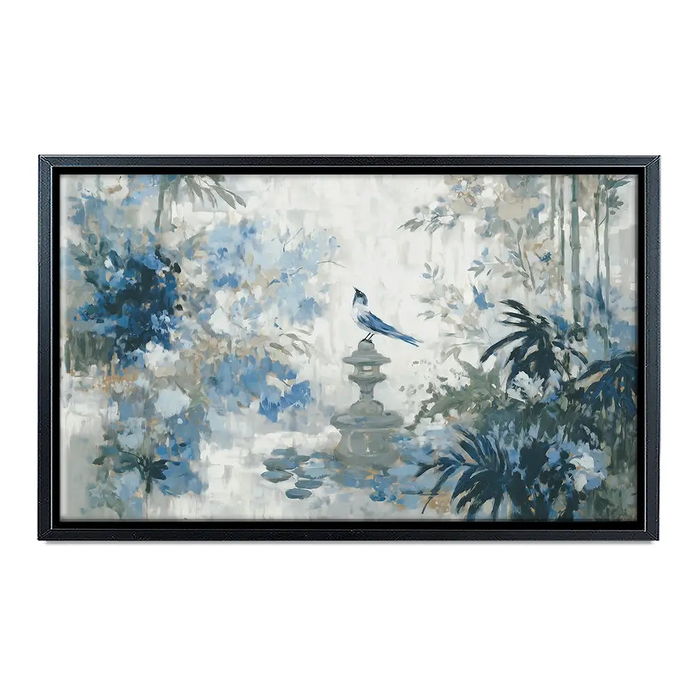 Quiet Garden Pagoda Reverie Canvas Print Quiet Garden Pagoda Reverie Canvas Print wall art product Chromatic Storm Studio