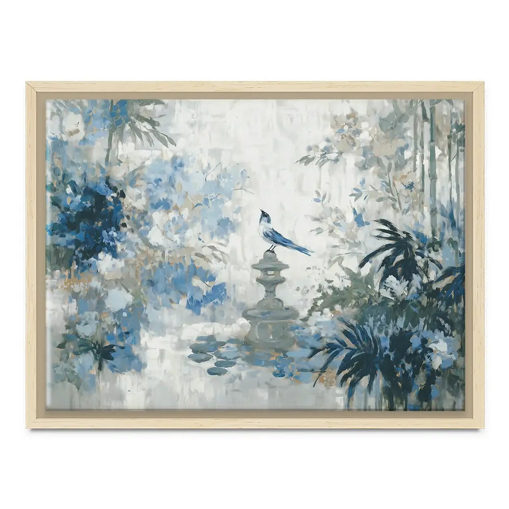 Quiet Garden Pagoda Reverie Canvas Print Quiet Garden Pagoda Reverie Canvas Print wall art product Chromatic Storm Studio
