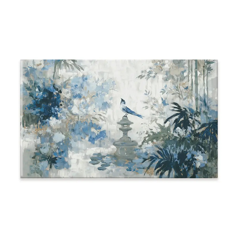Quiet Garden Pagoda Reverie Canvas Print Quiet Garden Pagoda Reverie Canvas Print wall art product Chromatic Storm Studio
