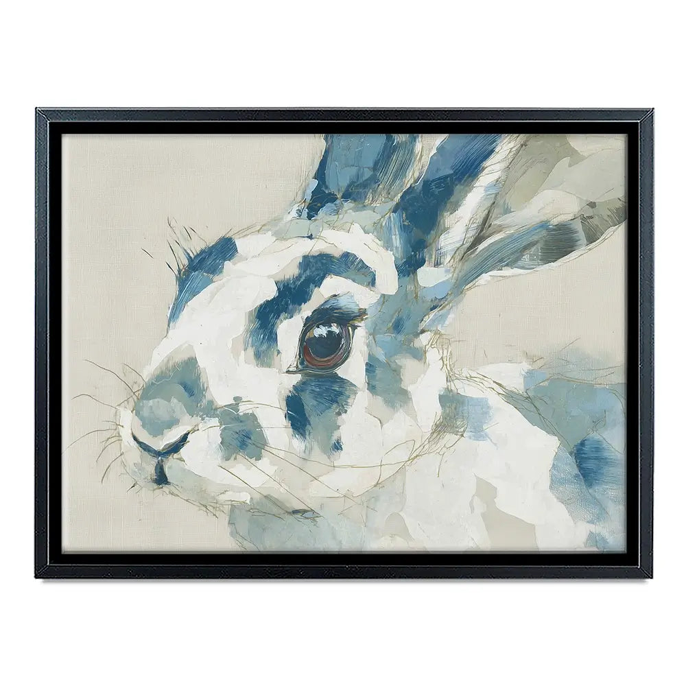 Rabbit Watercolour Portrait Canvas Print Rabbit Watercolour Portrait Canvas Print wall art product Chromatic Storm Studio