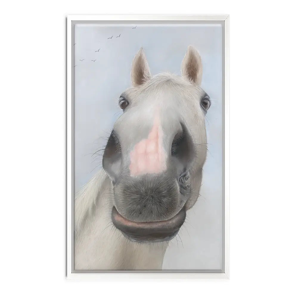 Racehorse Desert Orchid Canvas Print Racehorse Desert Orchid Canvas Print wall art product Georgie Turner